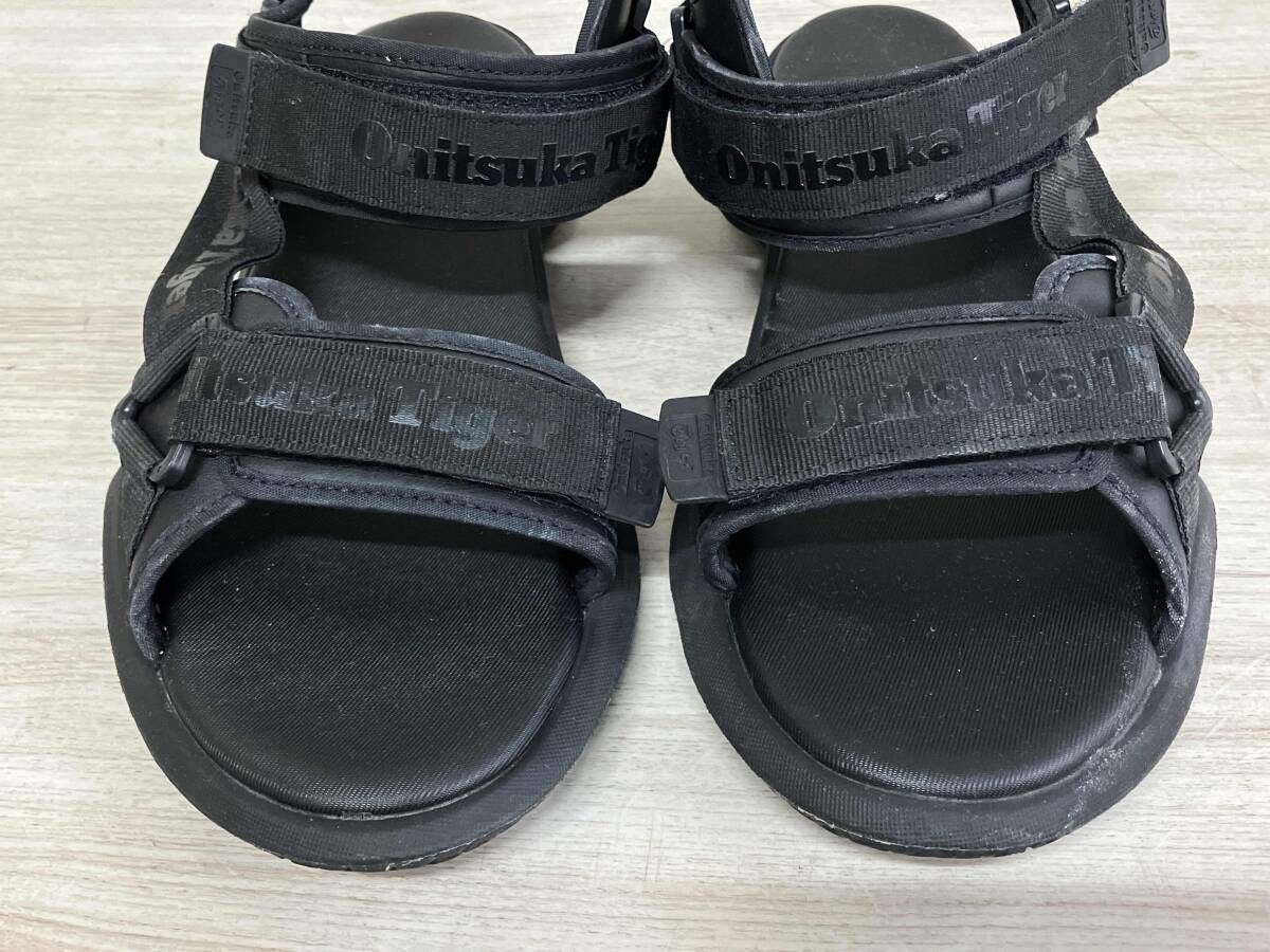 Onitsuka Tiger オニツカタイガー サンダル 1183B305 28cm ブラック 箱