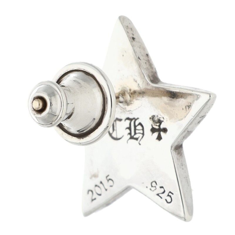 クロムハーツ LRG CO STAR/スタースタッド シルバーピアス メンズ