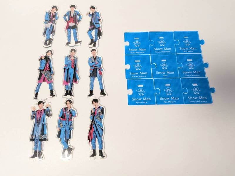 Snow Man アクリルスタンド 20夏 全種 9点セット 岩本照/宮舘涼太/深澤