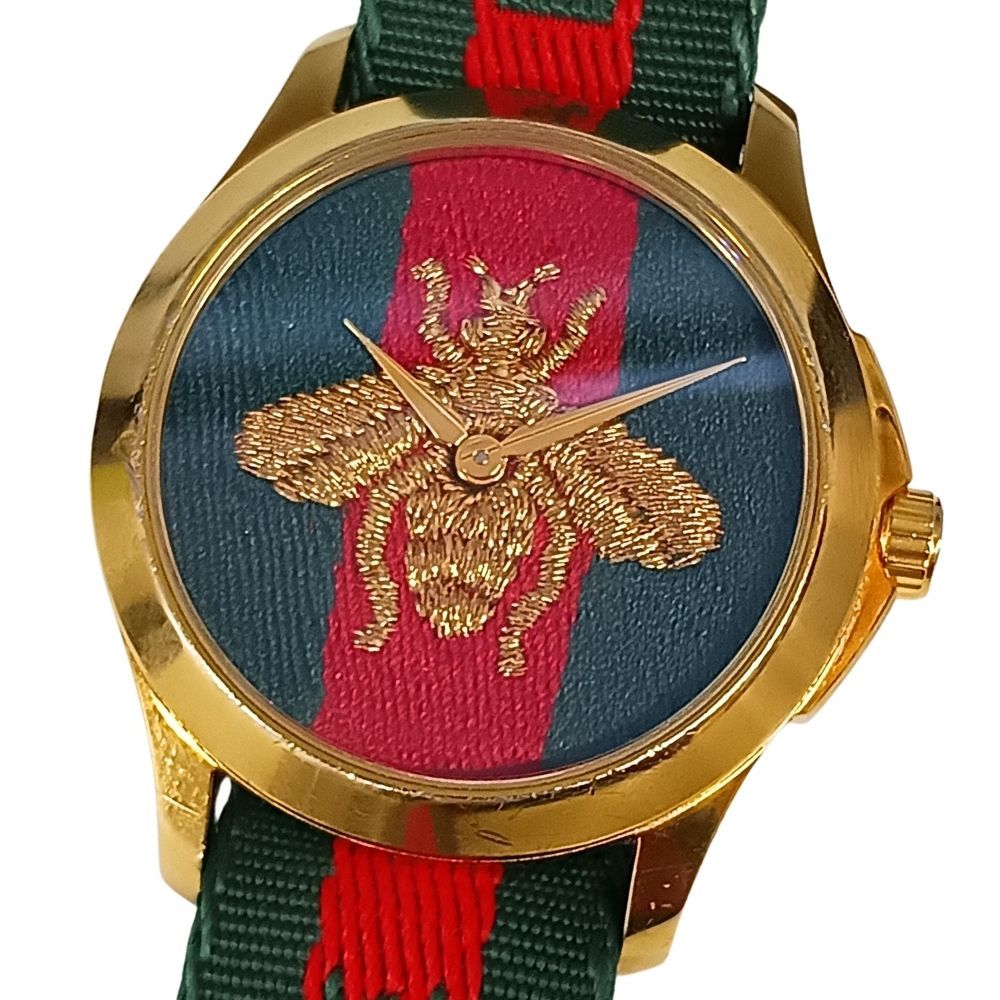 GUCCI グッチ 126.4 Gタイムレス シェリーラインベルト クォーツ