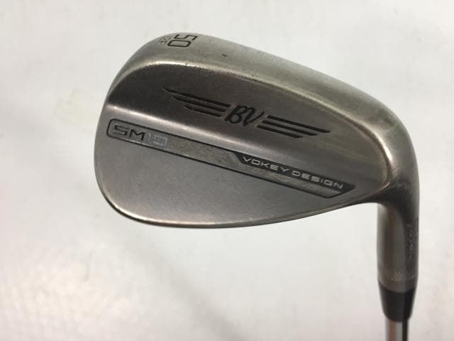 返品OK 【中古ゴルフクラブ】タイトリスト ボーケイ ウェッジ スピンミルド SM10 (オールニューニッケル)50.12F(日本仕様) BV105 AW