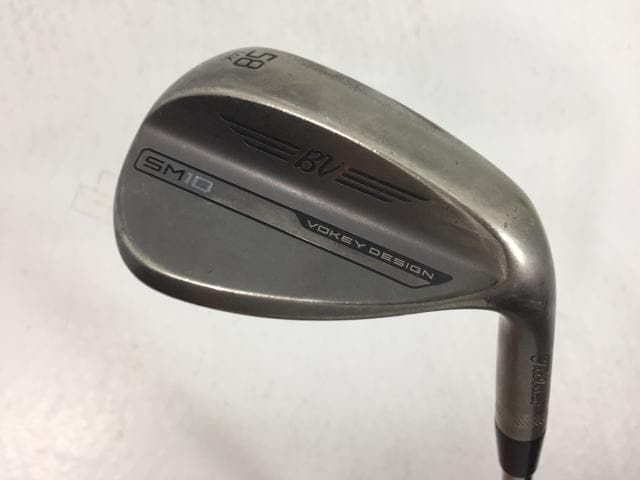 返品OK 【中古ゴルフクラブ】タイトリスト ボーケイ ウェッジ スピンミルド SM10 (オールニューニッケル)58.14K(日本仕様) BV105 LW