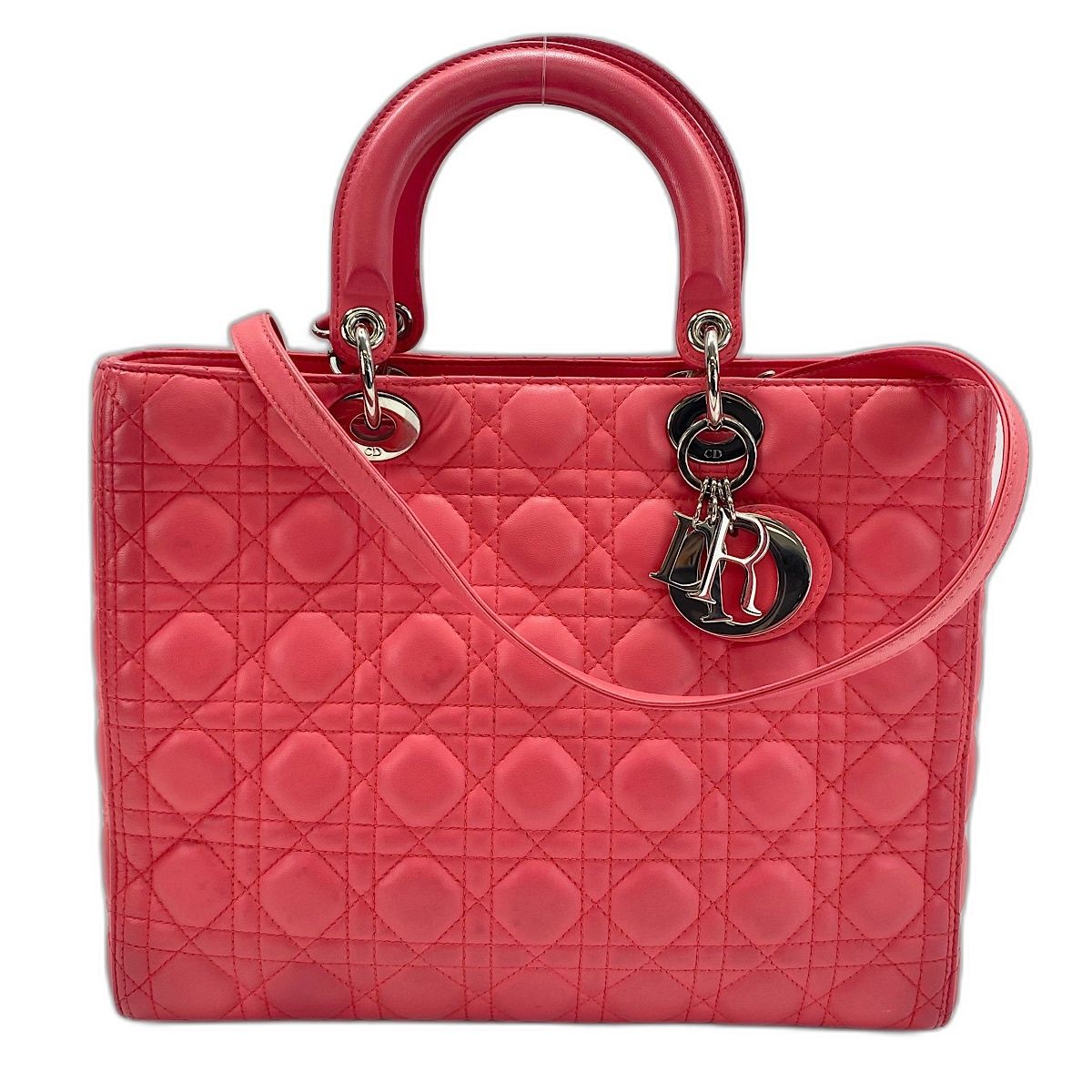 Christian Dior クリスチャンディオール ハンドバッグ レディクリスチャンディオール ラージ 2WAY【中古】