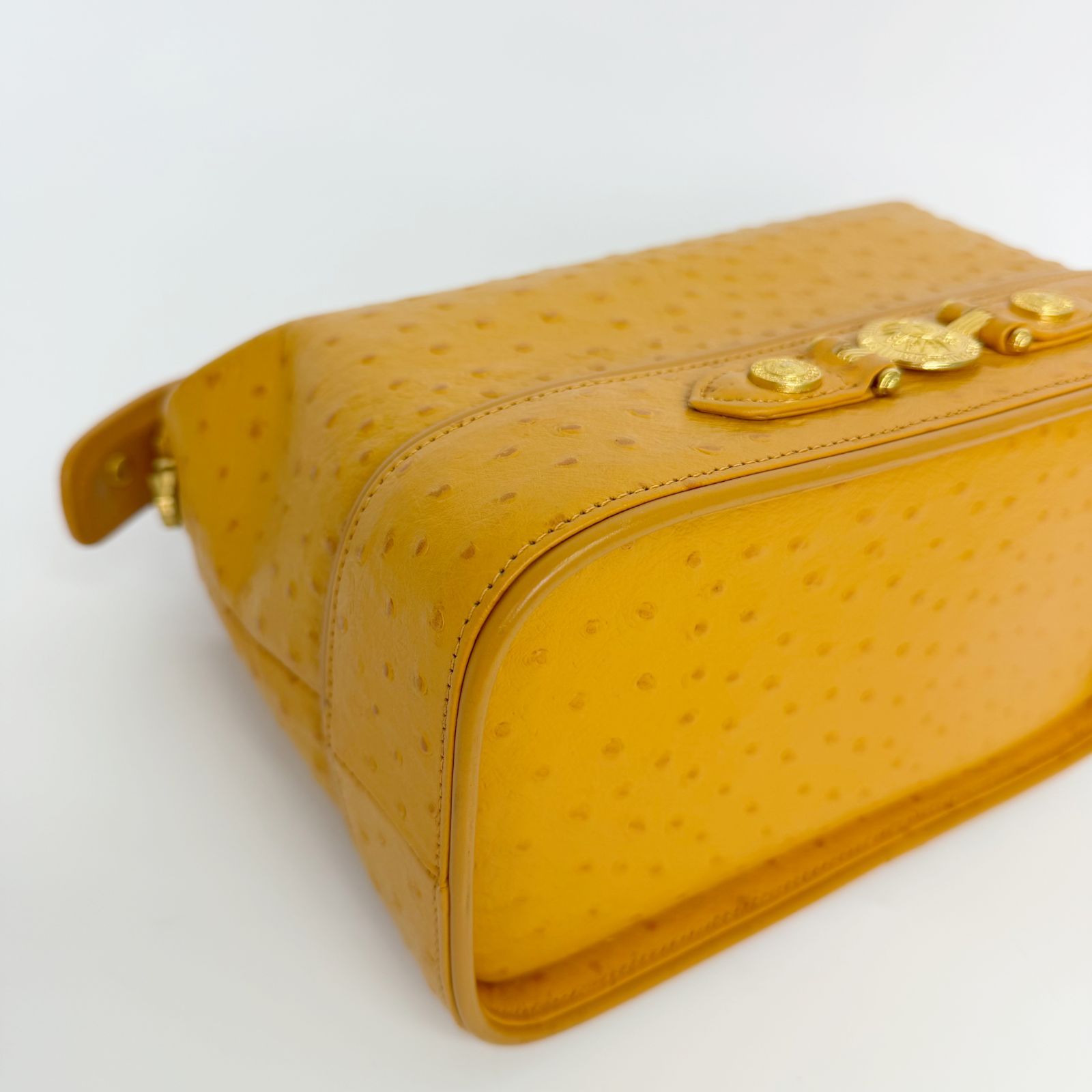 VERSACE ヴェルサーチ GIANNI オーストリッチ トートバッグ - 超レア 