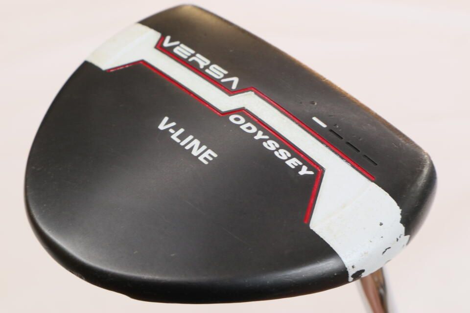オデッセイ　VERSA V-LINE BLACK(ヴァーチカル)　パター　中古　ゴルフドゥ！西尾店【最短即日発送】 7,252円