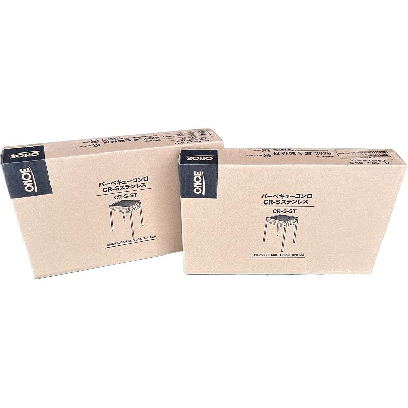 【新品】 尾上製作所(ONOE) 2台入り BBQコンロCR-Sステンレス G-CR-S-ST [キャンプ用品 BBQ コンロ グリル バーベキュー 七輪]