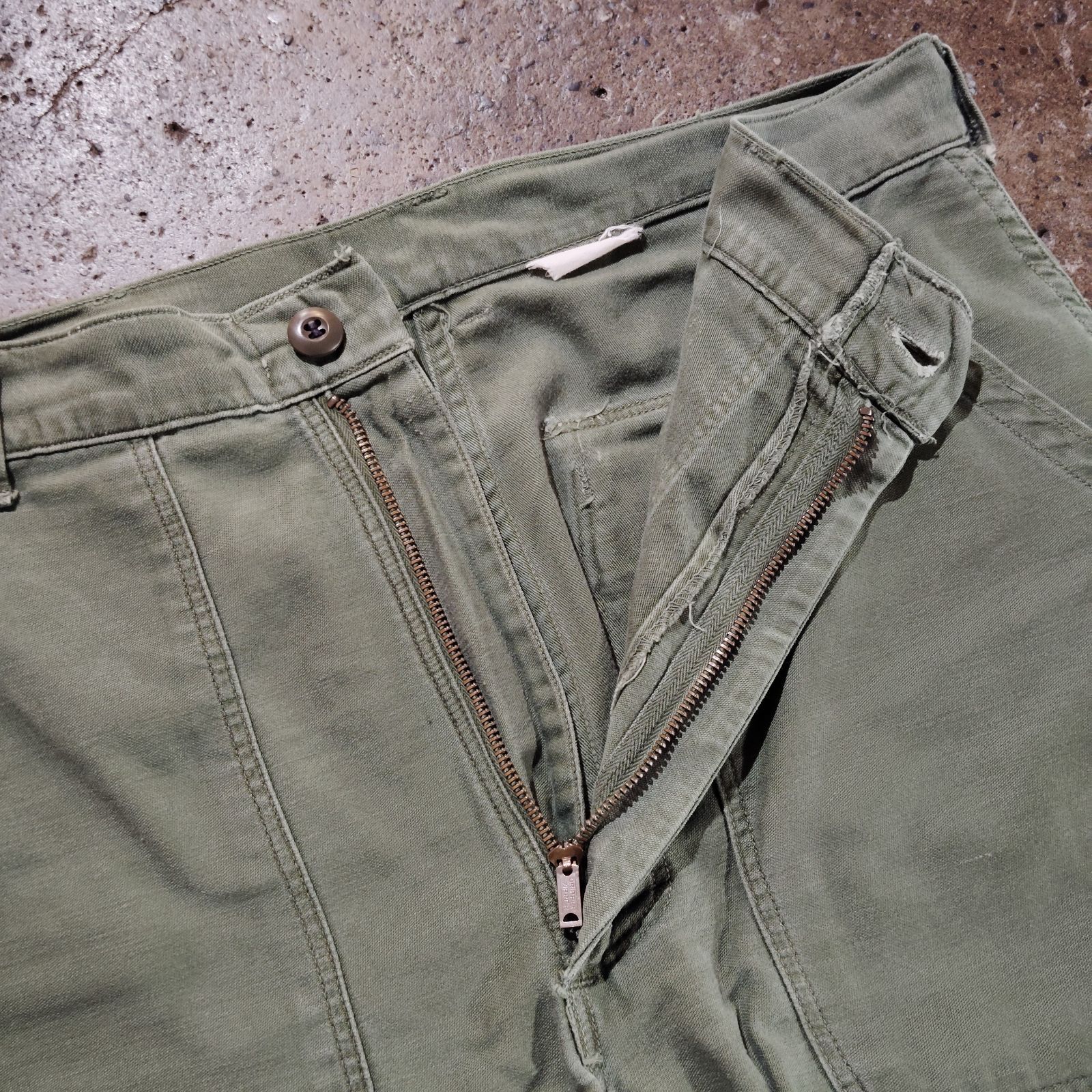 U.S. ARMY 60s~70s ベイカーパンツ GRIPPERジップ アメリカ軍