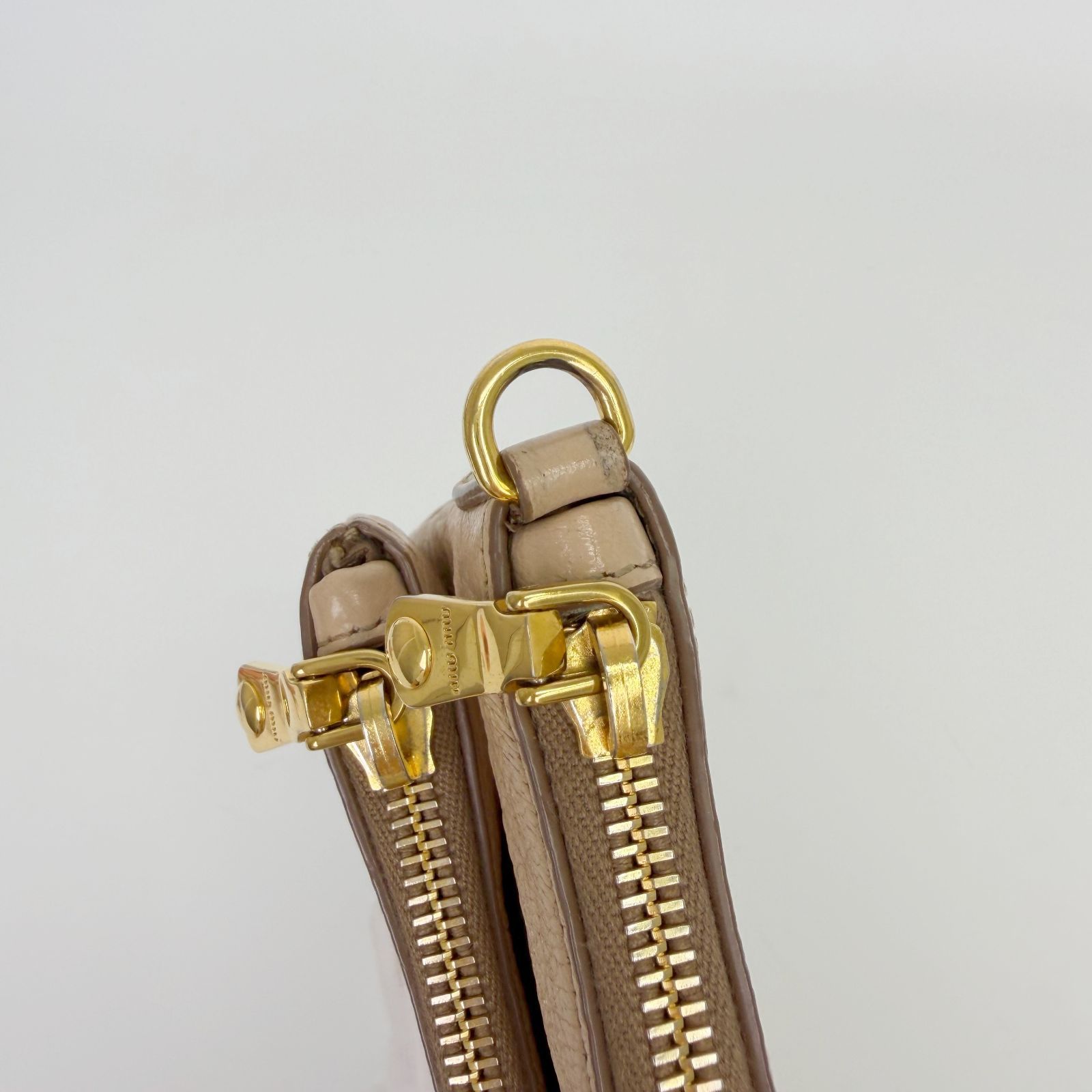 中古】MIU MIU ミュウミュウ ダブルジップ 2WAY ショルダーバッグ