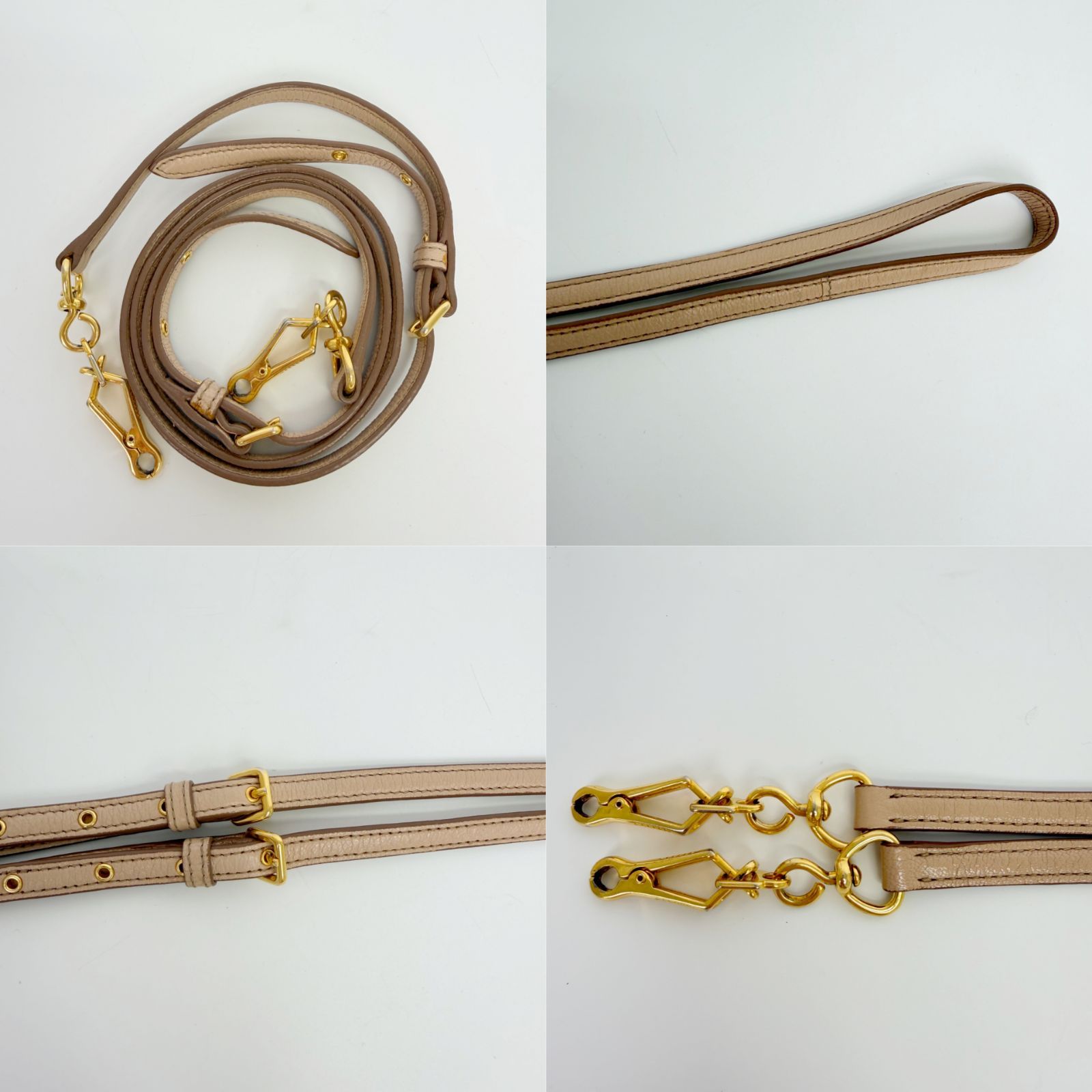 中古】MIU MIU ミュウミュウ ダブルジップ 2WAY ショルダーバッグ