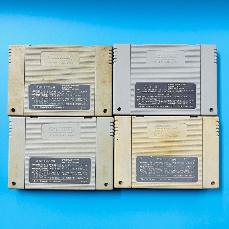 カセット4点・取説3点セット】スーパーファミコン スーパーマリオ