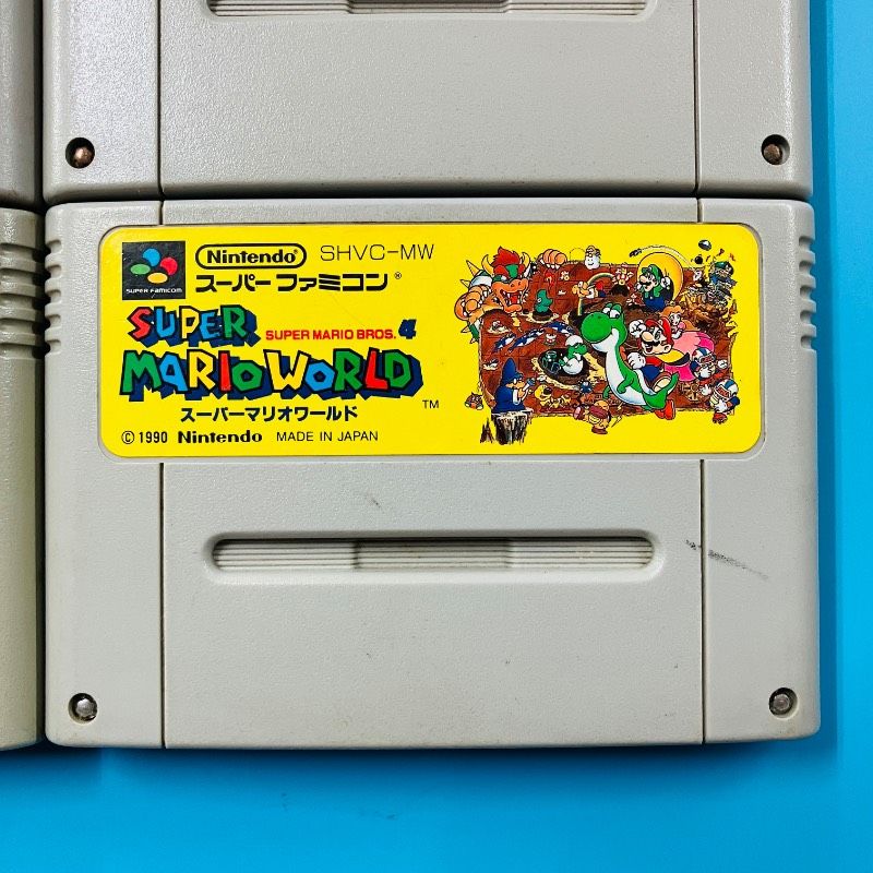 カセット4点・取説3点セット】スーパーファミコン スーパーマリオ