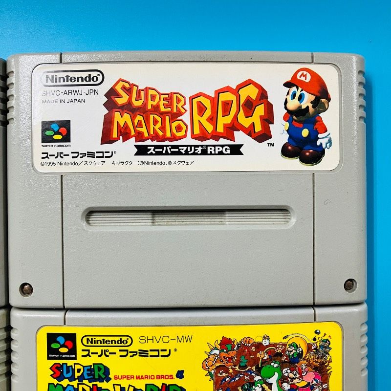 カセット4点・取説3点セット】スーパーファミコン スーパーマリオ