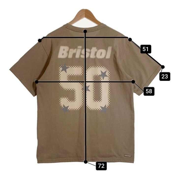 FCRB Tシャツ ブリストル ベージュ XL Bristol 新品未使用 F.C.Real Bristol エフシーレアルブリストル 23AW LETTERED EMBLEM TEE