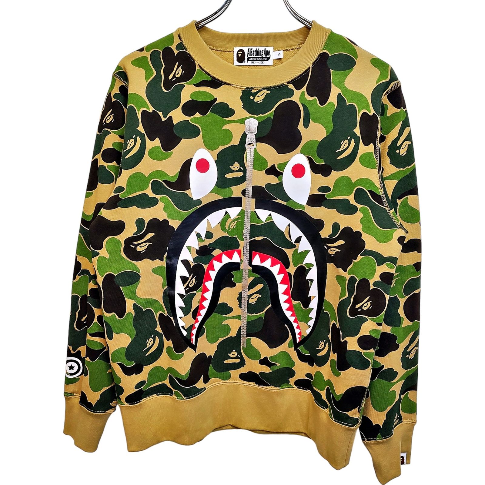 A BATHING APE ア・ベイシング・エイプ シャーク カモフラ スウェット