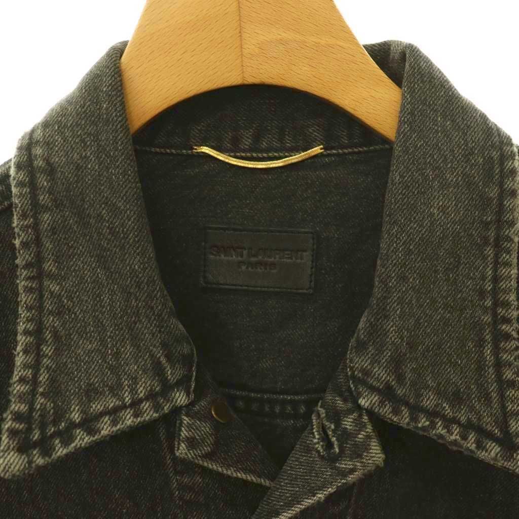 サンローラン パリ SAINT LAURENT PARIS ハートワッペンデニム