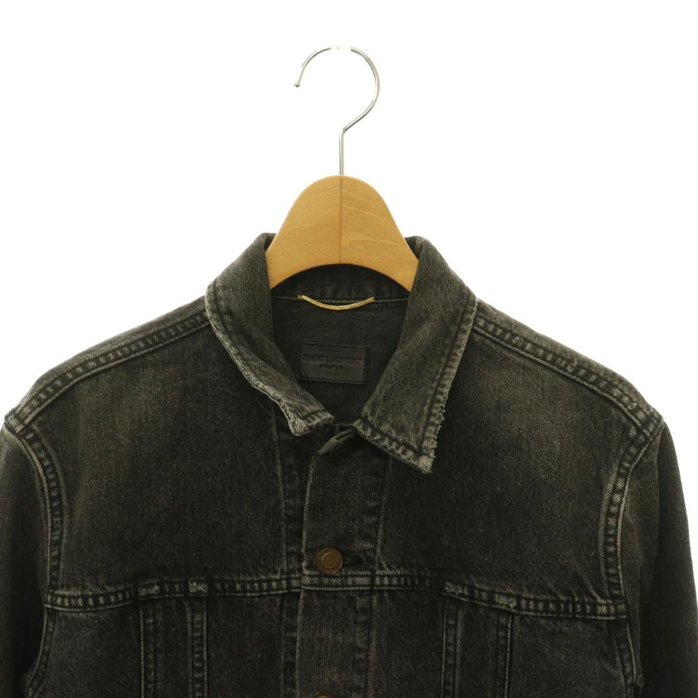 サンローラン パリ SAINT LAURENT PARIS ハートワッペンデニム