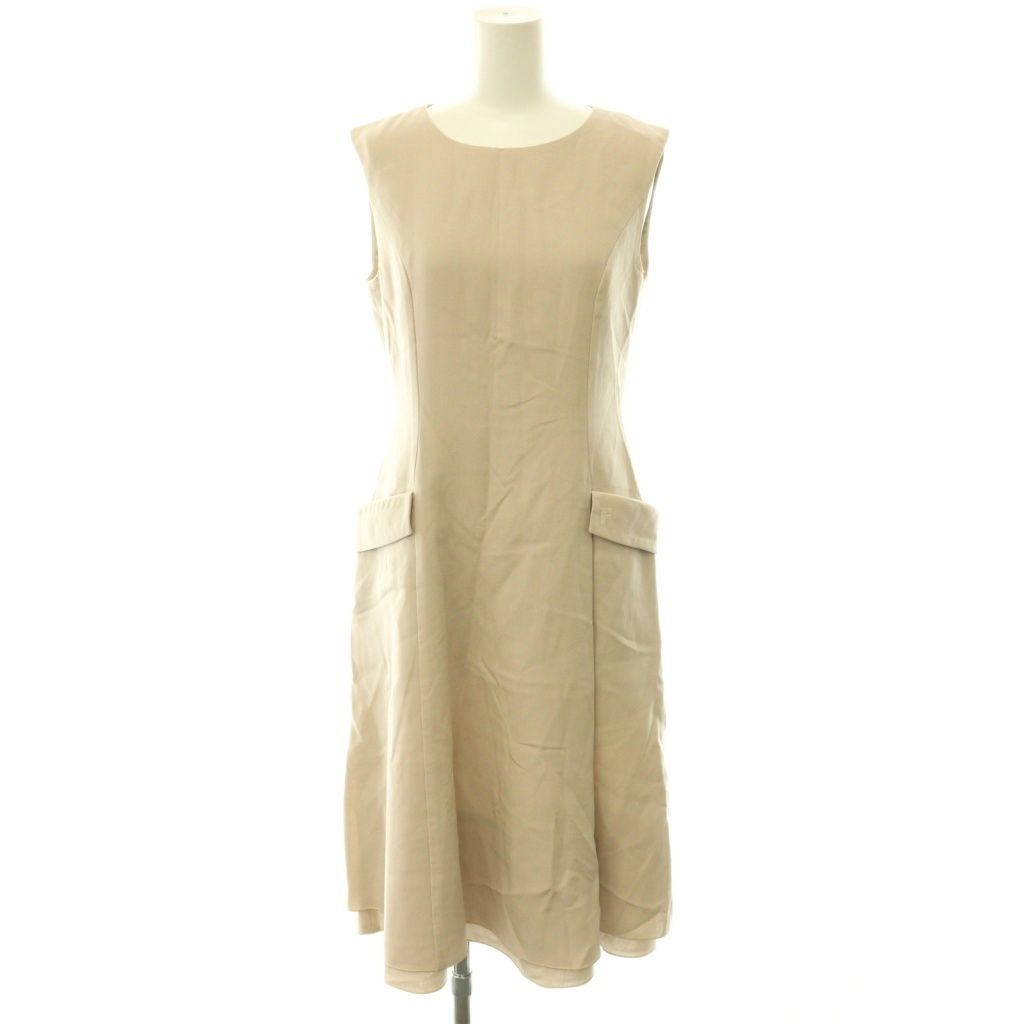 専用　フォクシーワンピース フォクシー FOXEY 42685 フレンチフラップ ワンピース ノースリーブ
