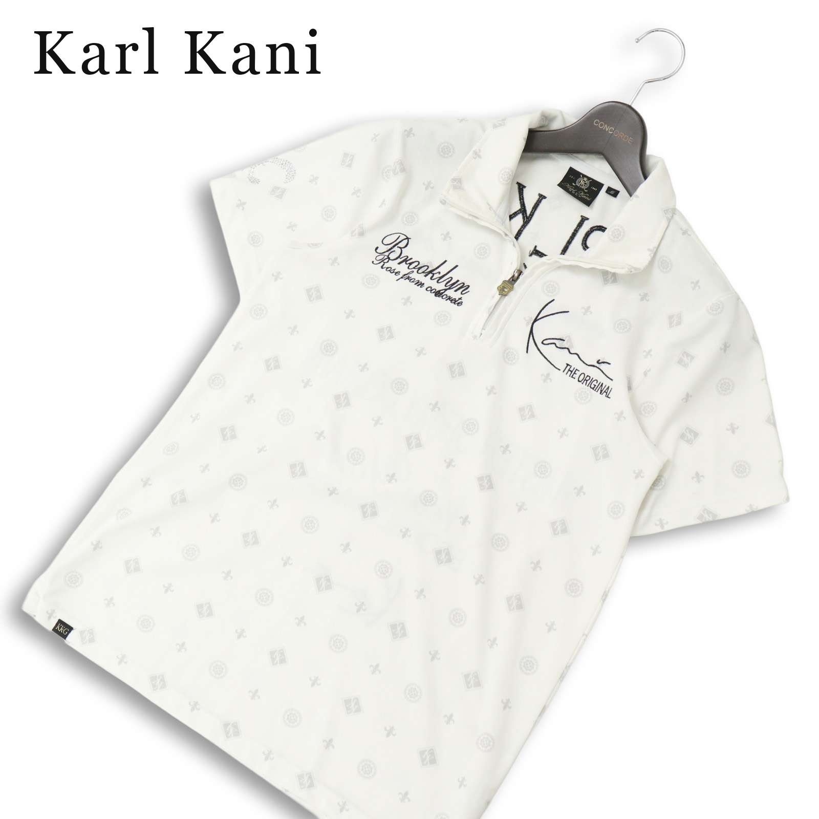 Karl Kani GOLF カールカナイ ゴルフ 春夏 ラインストーン☆ 半袖