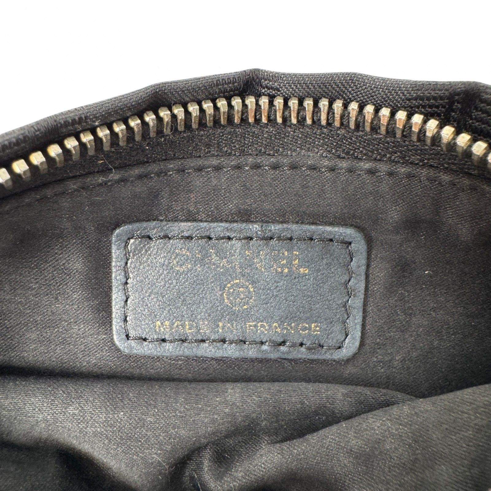シャネル CHANEL ニュートラベルライン ポーチ ブラック レディース