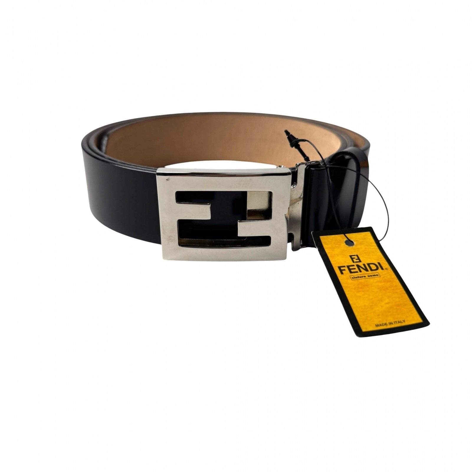 FENDI ベルト ブラック シルバー金具 フェンディ FEND ベルト ブラック シルバー金具 メンズ - メルカリ