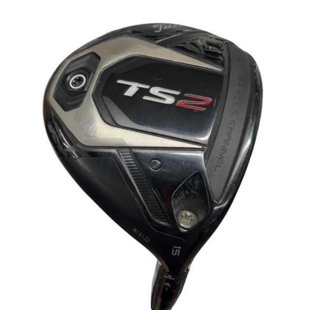 【中古】 タイトリスト TS2 15° フェアウェイウッド FW 純正特注シャフト (フレックスS) メンズ 男性用 右利き 右用 Cランク ゴルフクラブ