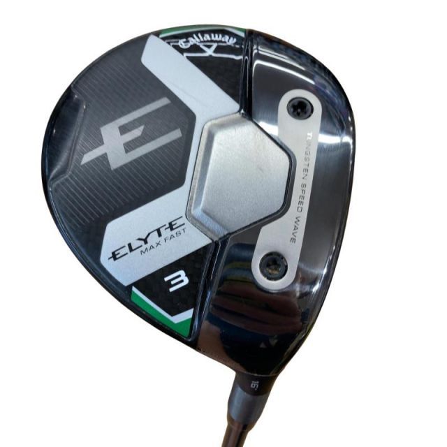 【中古】 キャロウェイ ELYTE MAX FAST 3W フェアウェイウッド FW LIN-Q GREEN 40 for CW(ELYTE FW) (フレックスR) メンズ 男性用 右利き 右用 Cランク ゴルフクラブ