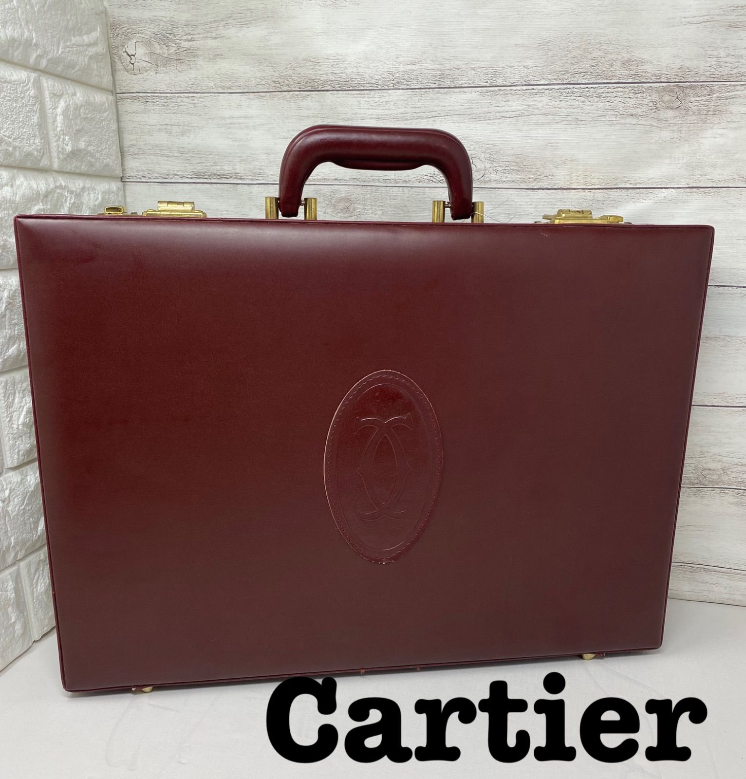 CARTIER カルティエ ヴィンテージ マストライン アタッシュケース Cartier カルティエ マストライン アタッシュケース ビジネスバッグ
