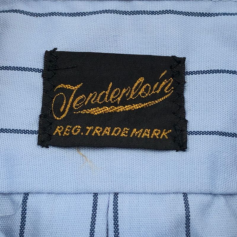 中古品】TENDERLOIN テンダーロイン STRIPE L/S SHIRT 長袖ストライプ