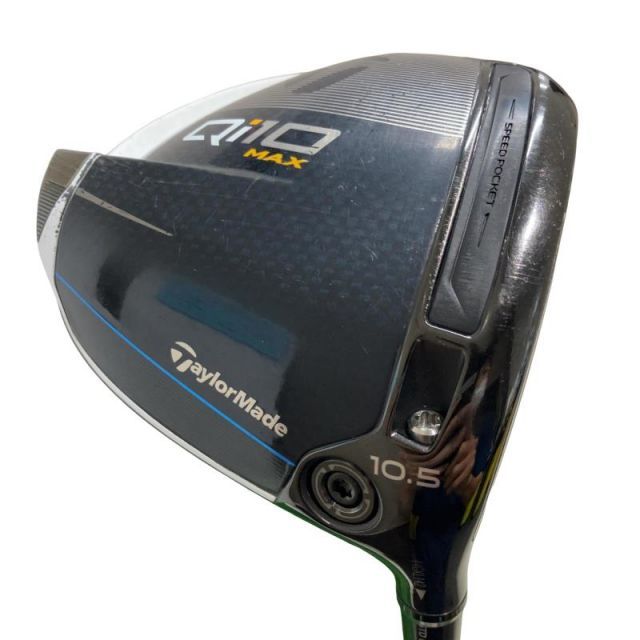 【中古】 テーラーメイド Qi10 MAX LITE 10.5° ドライバー DR SPEEDER NX BLUE for TM (フレックスS) メンズ 男性用 右利き 右用 Cランク ゴルフクラブ