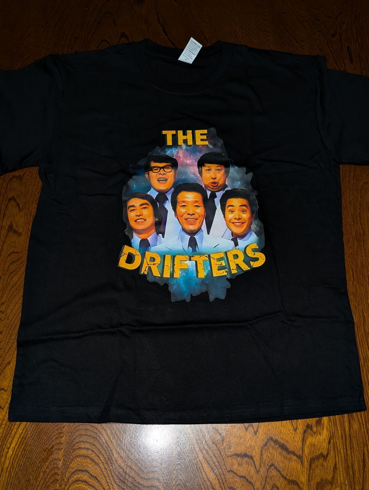 THE DRIFTERS ドリフターズ Tシャツ 黒 ブラック XL 新品 志村けん