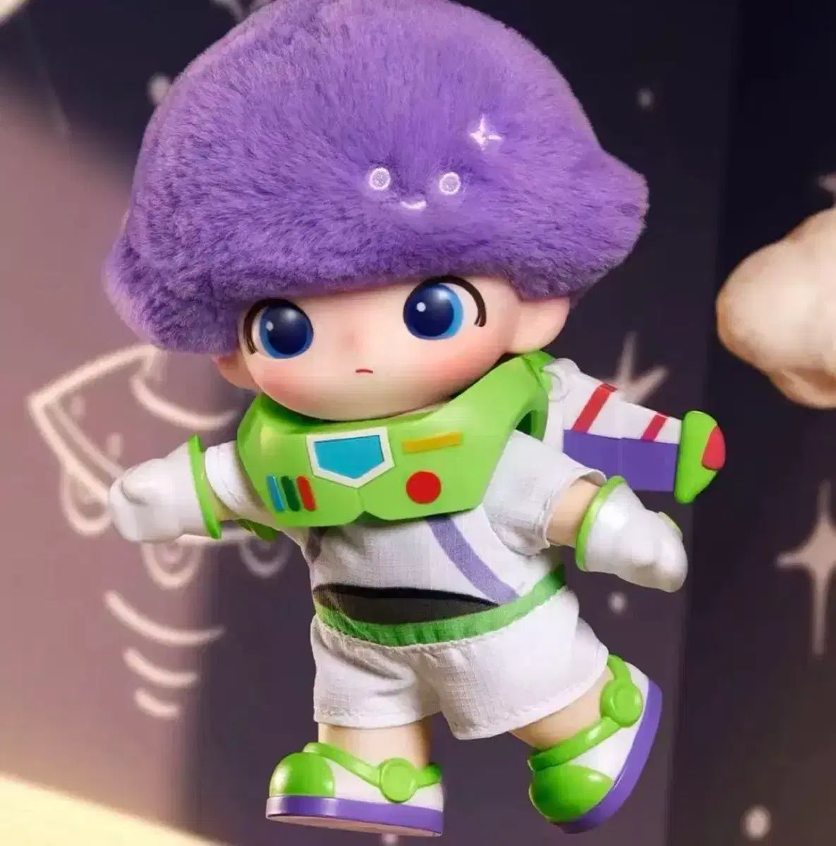 未開封 POP MART ディムー WORLD x Pixar シリーズ ぬいぐるみキーホルダー Secret Honey エディション