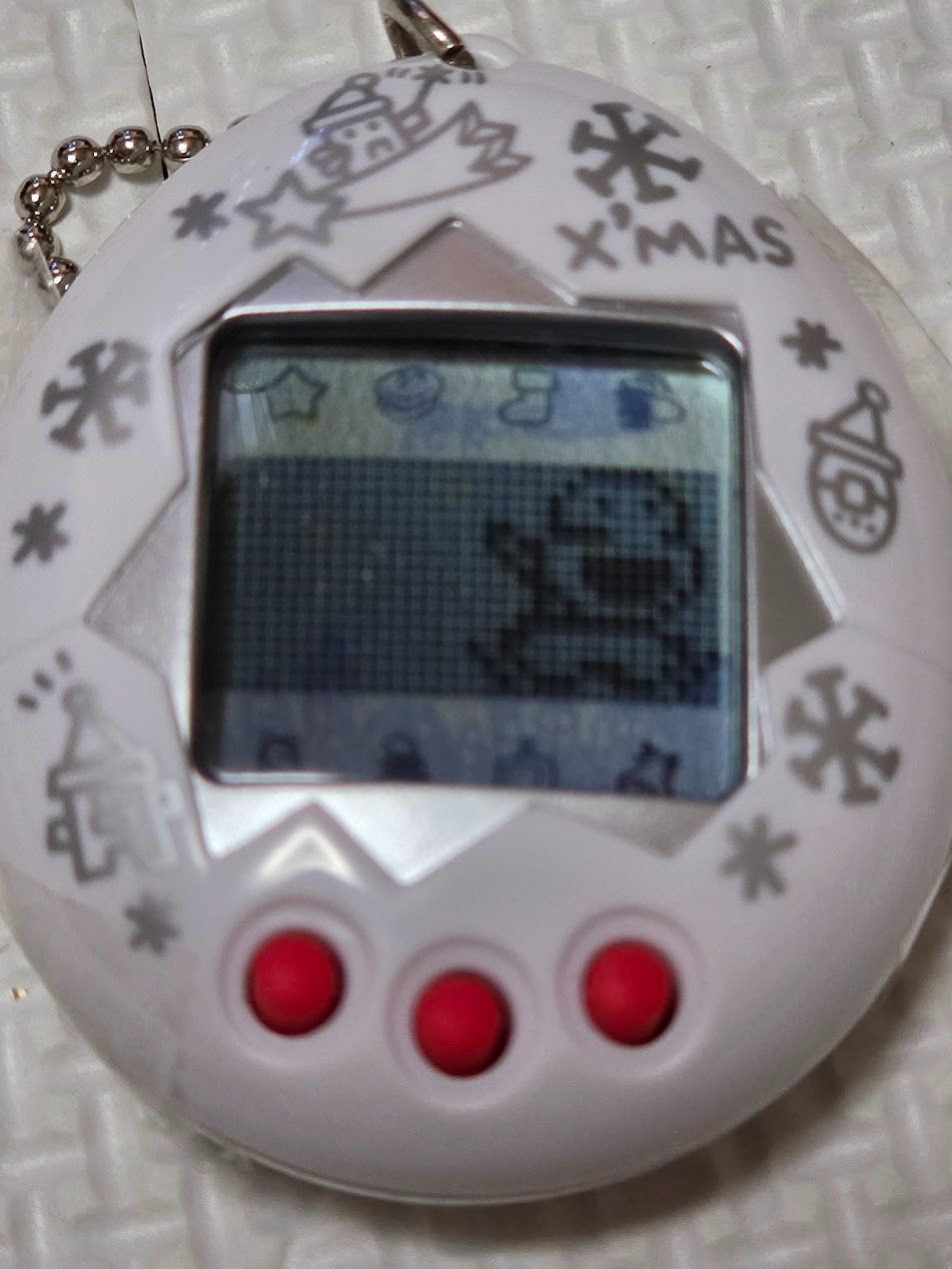 美品 サンタクロっちのたまごっち 白 ケース付き - メルカリ