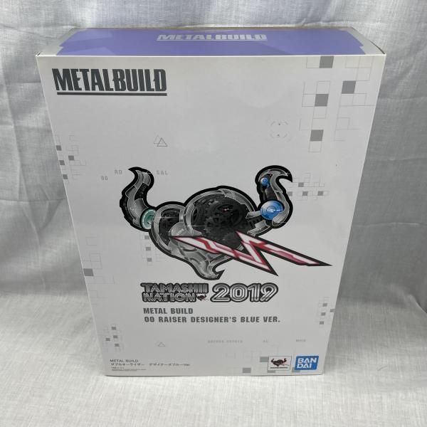 中古】未開)METAL BUILD ダブルオーライザー デザイナーズブルーVer