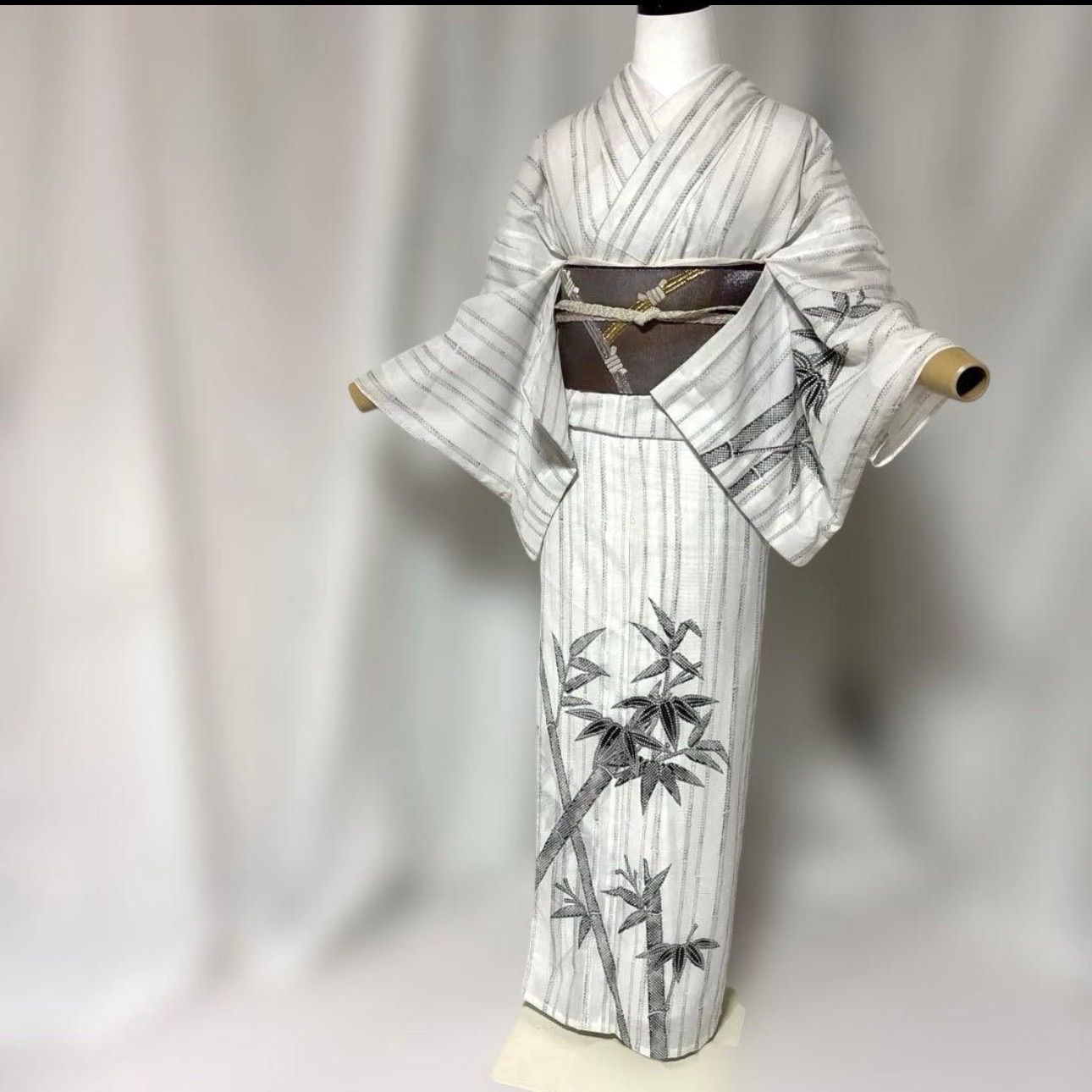 洗える夏着物 シルクタッチ 絽 訪問着 フルセット 夏帯 夏帯締め 夏