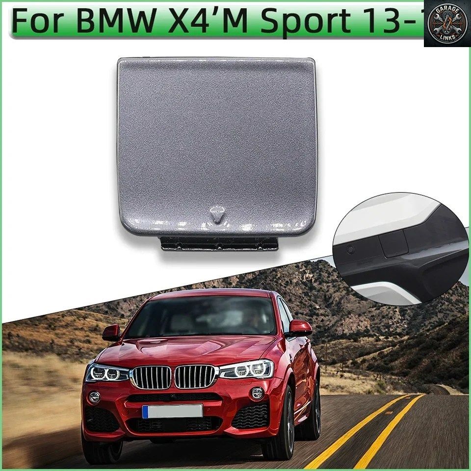 BMW X4 M Sport F26 2013 2014 2015 2016 2017 2018 用カーリアバンパー牽引フックアイキャップカバー トレーラーフックシェルリッド塗装済 7,331円