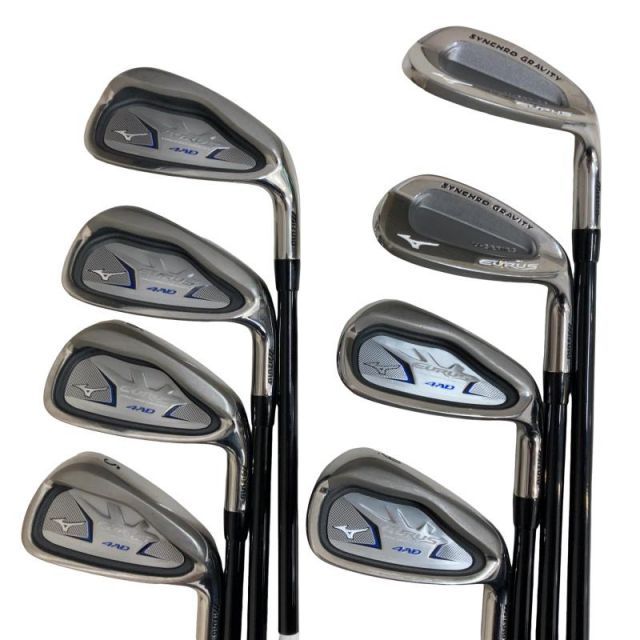【中古】 ミズノ EURUS 4AD 8S アイアンセット IR EXSAR(EURUS 4AD) (フレックスS) メンズ 男性用 右利き 右用 Bランク ゴルフクラブ