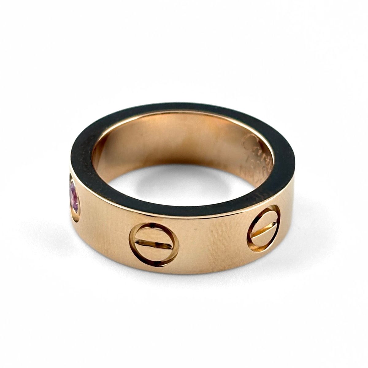 カルティエ CARTIER ラブリング PG ピンクゴールド 指輪 リング 7号
