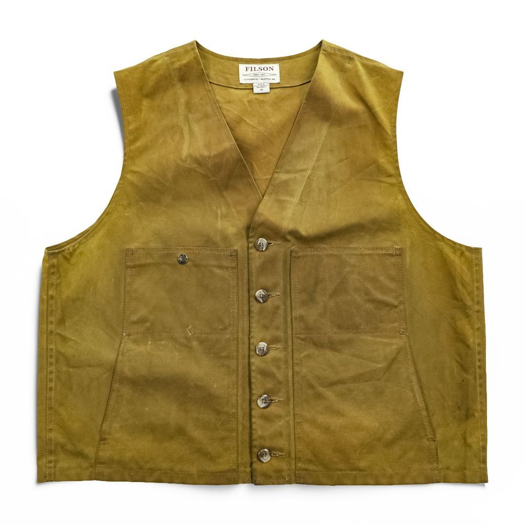 FILSON USA製 オイルドティンクロス ワークベスト OIL TIN CLOTH VEST
