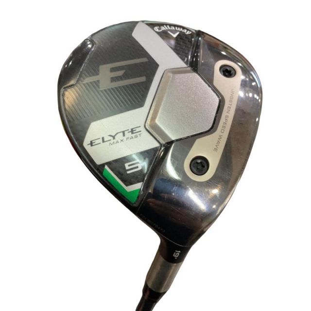 【中古】 キャロウェイ ELYTE MAX FAST 5W フェアウェイウッド FW LIN-Q GREEN 40 for CW(ELYTE FW) (フレックスR) メンズ 男性用 右利き 右用 Bランク ゴルフクラブ
