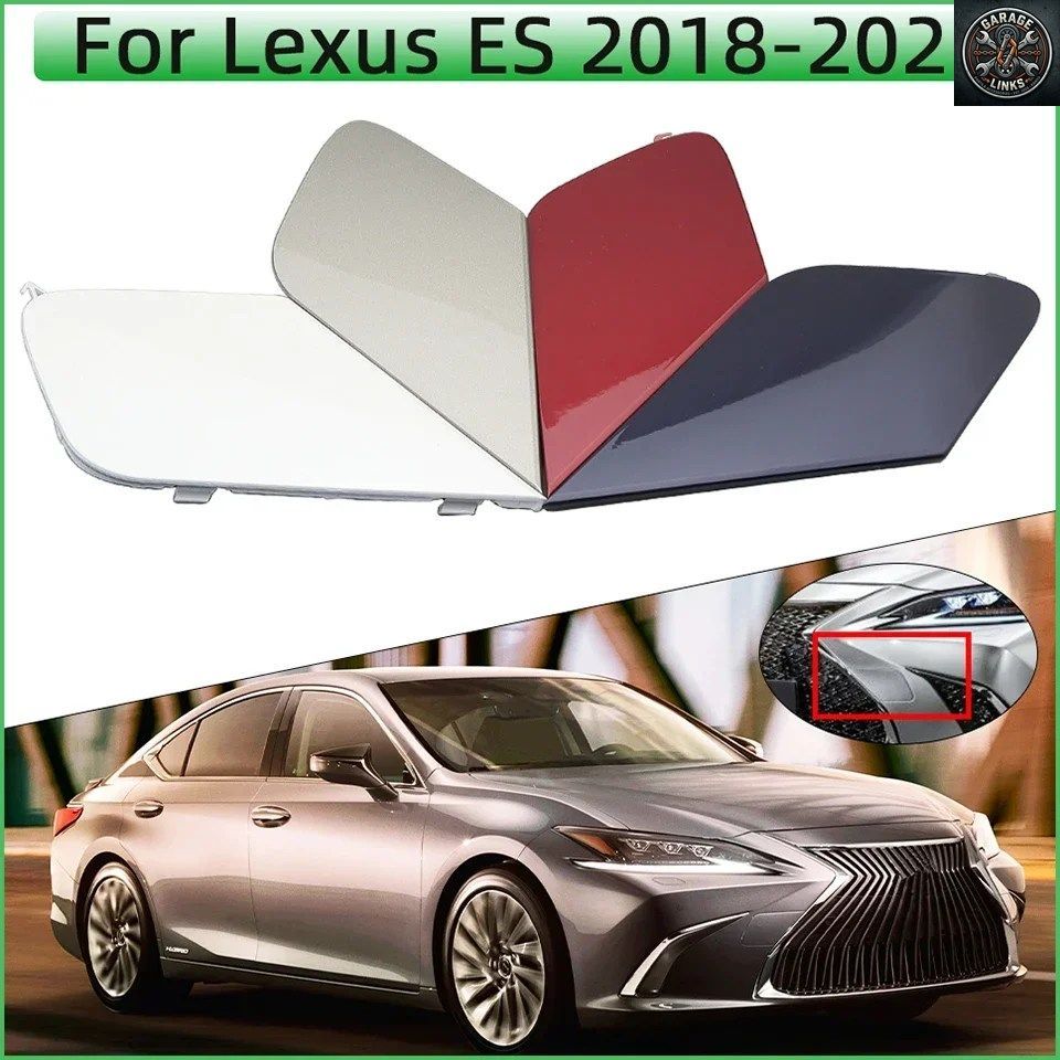 レクサス ES ES200 ES250 ES260 ES350 ES300H 2018 2019 2020 2021 用フロントバンパー牽引フックアイカバーリッド牽引フックトレーラーキ