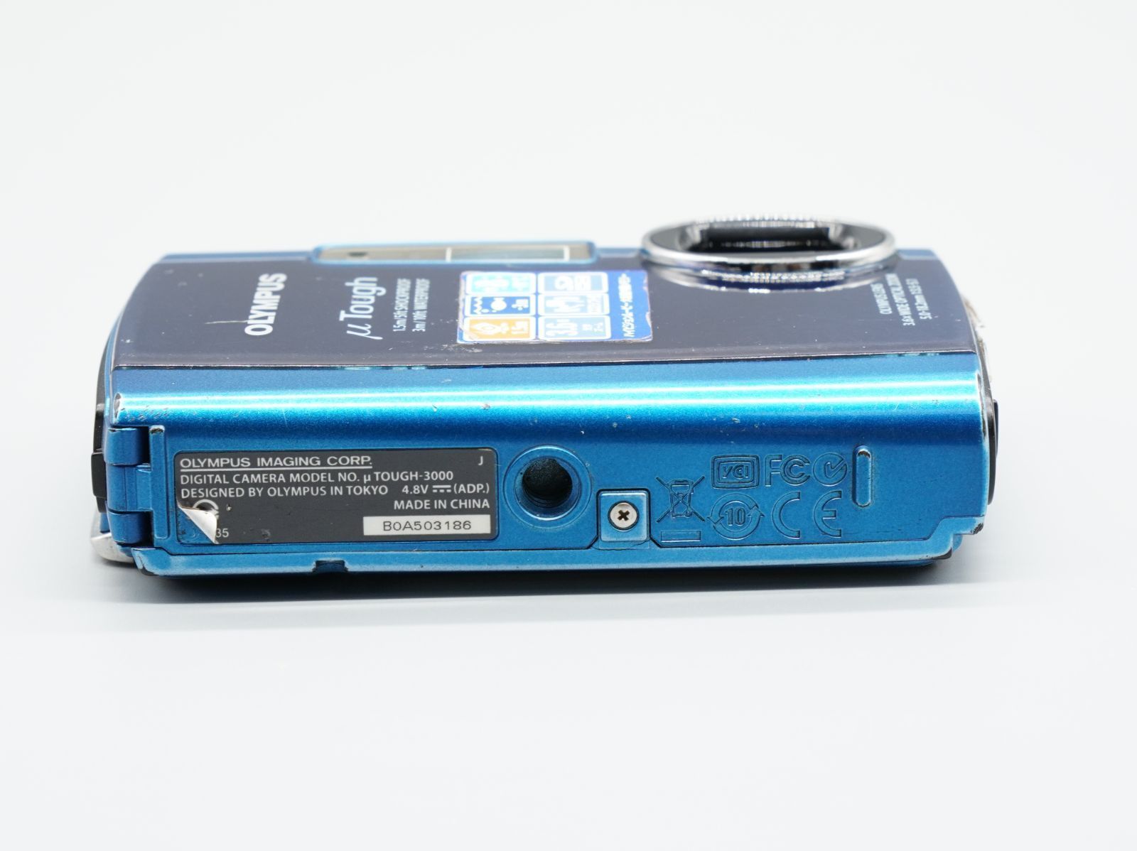 OLYMPUS μ TOUGH-3000 ブルー コンパクトデジタルカメラ 動作確認済み