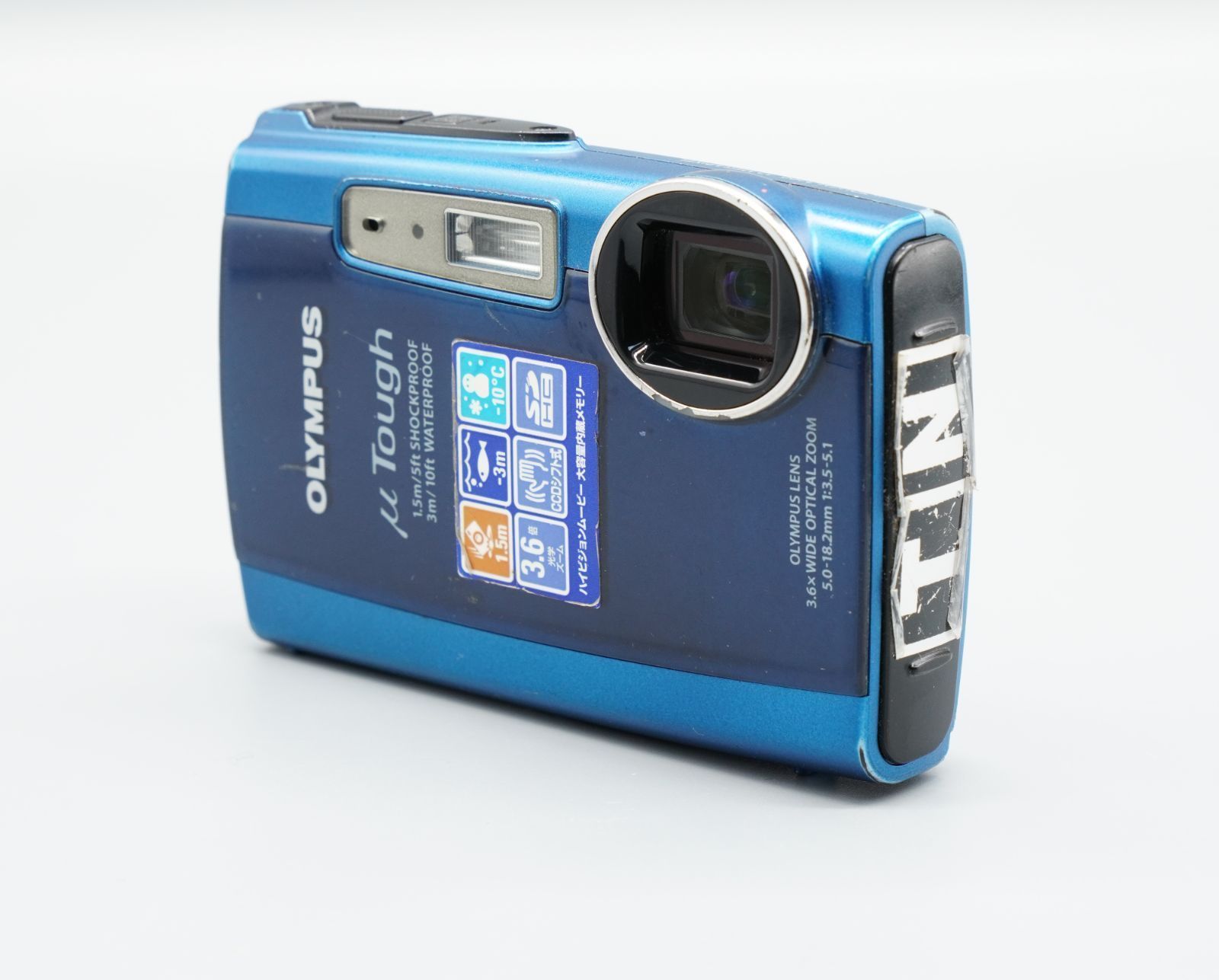 OLYMPUS μ TOUGH-3000 ブルー コンパクトデジタルカメラ 動作確認済み