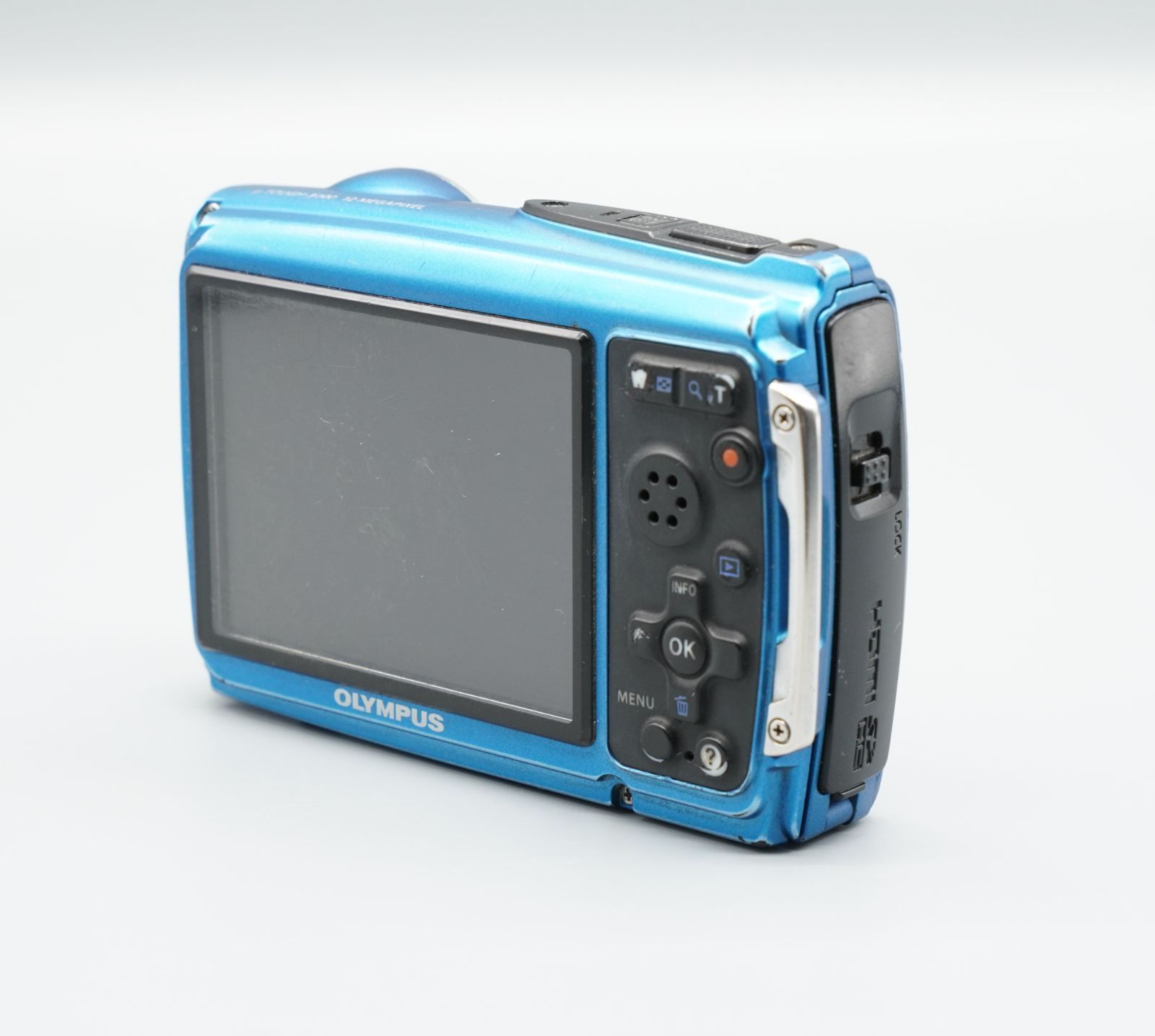 OLYMPUS μ TOUGH-3000 ブルー コンパクトデジタルカメラ 動作確認済み