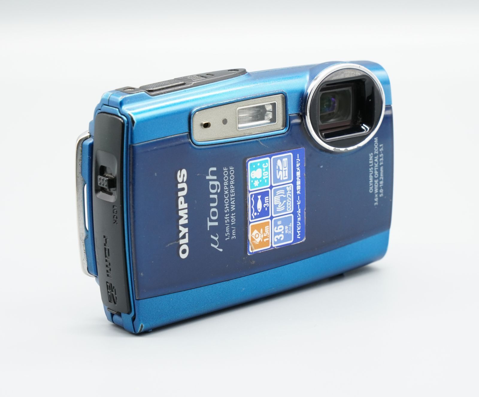OLYMPUS μ TOUGH-3000 ブルー コンパクトデジタルカメラ 動作確認済み