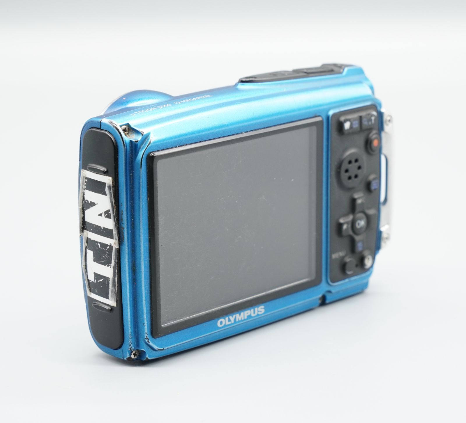 OLYMPUS μ TOUGH-3000 ブルー コンパクトデジタルカメラ 動作確認済み