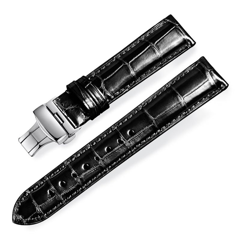 【新品】 [モラン] Moran 本革時計ベルト Dバックル18mm 19mm 20mm 21mm 22mm 23mm 24mm 革ベルト 腕時計ベルト 竹ベルト 交換ベルト/防水/防汗 メンズおよび女性