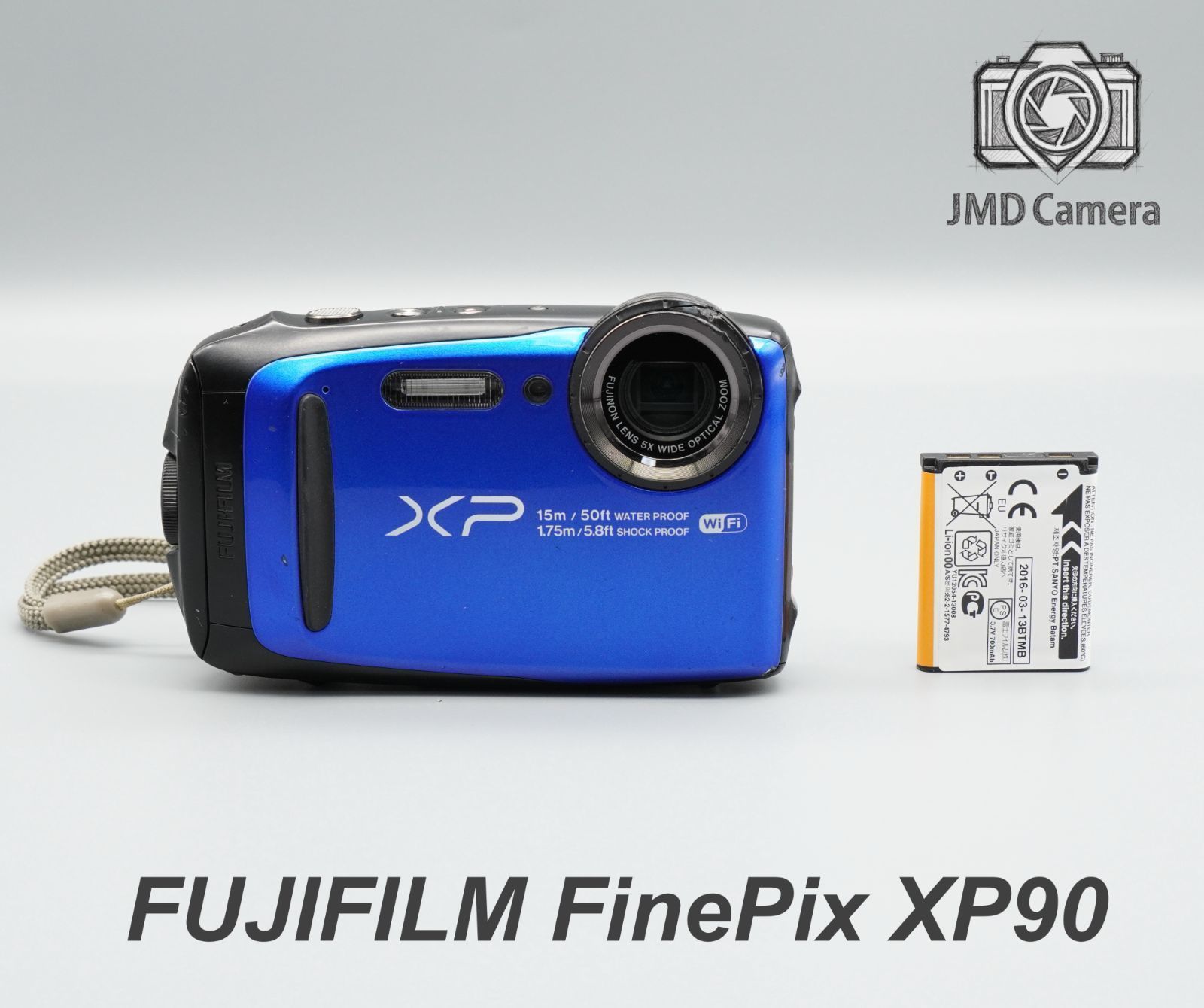 FUJIFILM FinePix XP90 ブルー コンパクトデジタルカメラ 動作確認済み