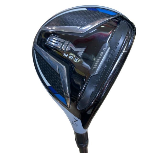 【中古】 テーラーメイド SIM MAX 7W フェアウェイウッド FW TENSEI BLUE TM50(FW) (フレックスR) メンズ 男性用 右利き 右用 Cランク ゴルフクラブ