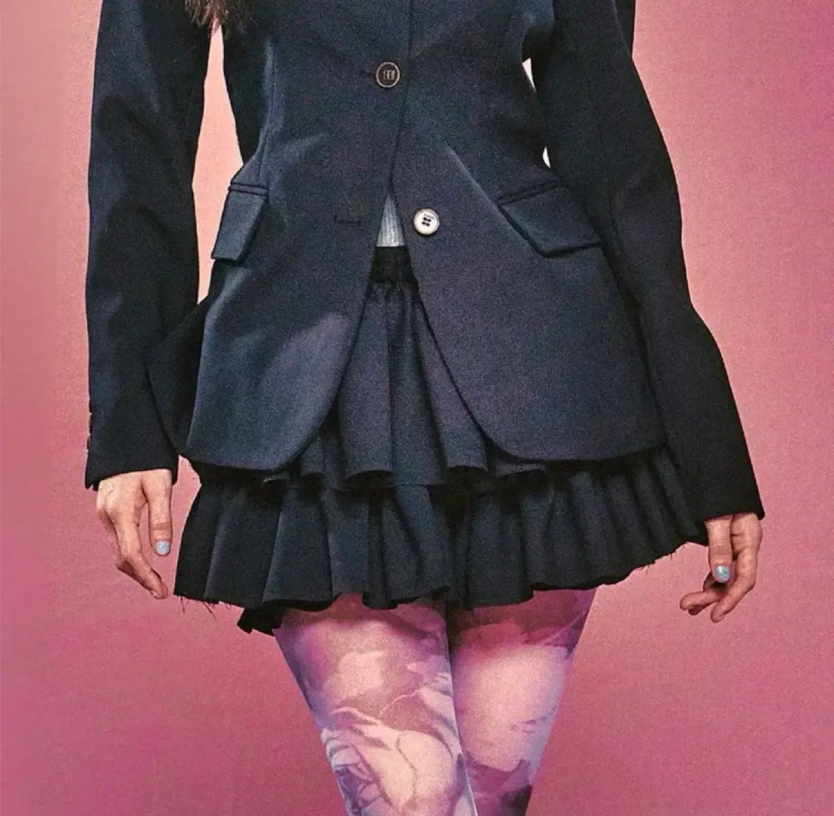 新品) youhee チュチュ バルーン パンツ ミニスカート ブラック