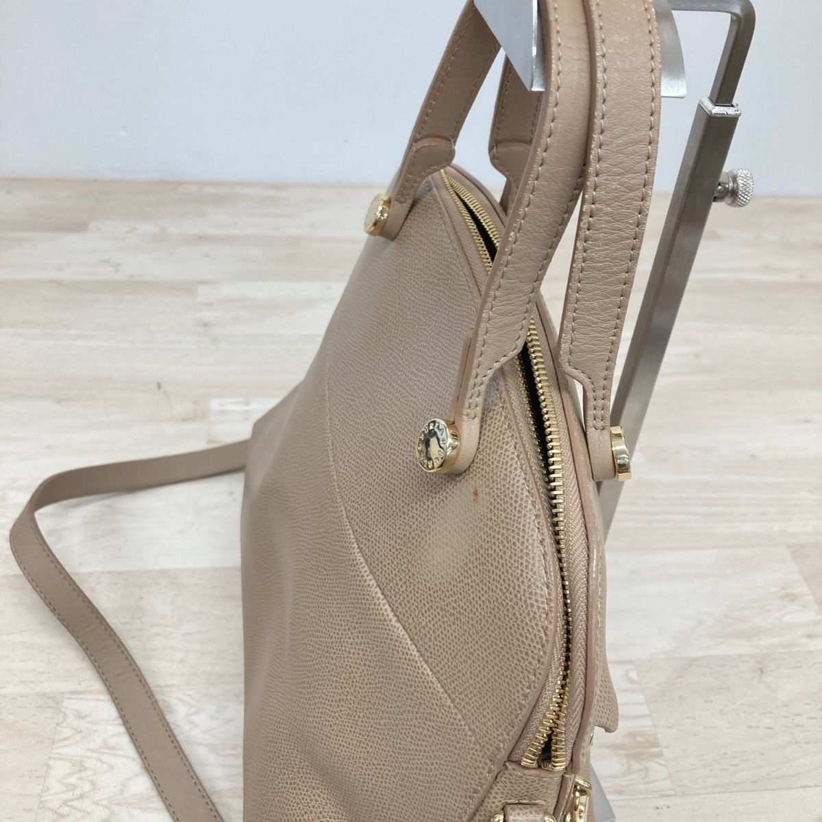 FURLA/フルラ 2way ハンドバッグ/ショルダーバッグ ベージュ系 レザー